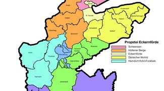 Überblick Kirchengemeinden und Regionen