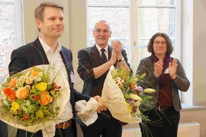 Blumen für den neuen Propst