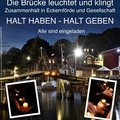 Ein Plakat mit einem Foto und den Daten der Veranstaltung