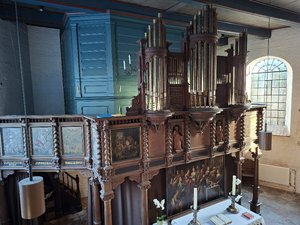 Die Orgel in Hohn wurde vor einem halben Jahr originalgetreu restauriert. 