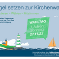 Wahlwerbung 2022 als Plakat