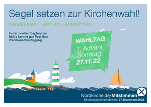 Wahlwerbung 2022 als Plakat