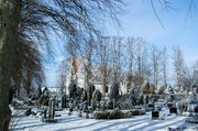 Kirche Sieseby in winterlicher Landschaft
